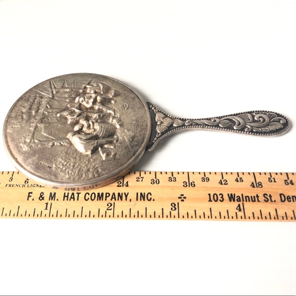 Denmark S&F 297 Small Hand Mirror Rare - Picture 7 of 11